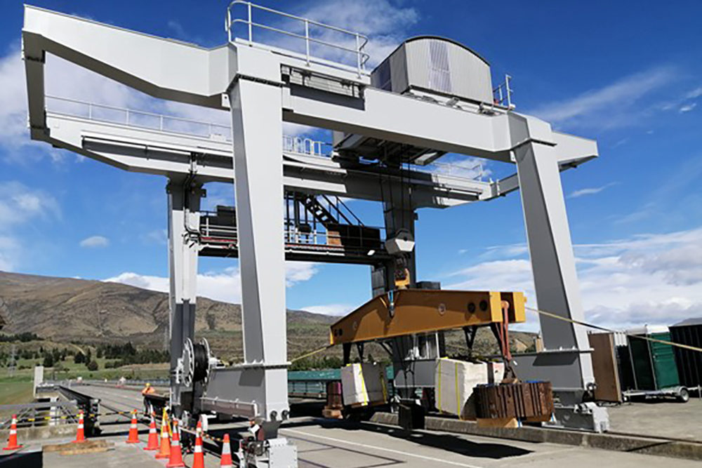 Aviemore Crane on top of the Power Dam Tile