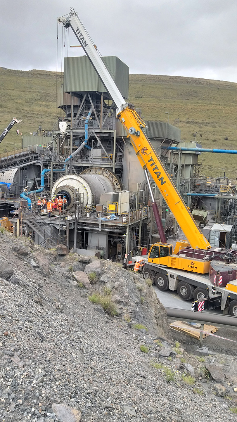 OceanaGold Mine shutdown and equipment