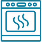 Powdercoating high batch oven