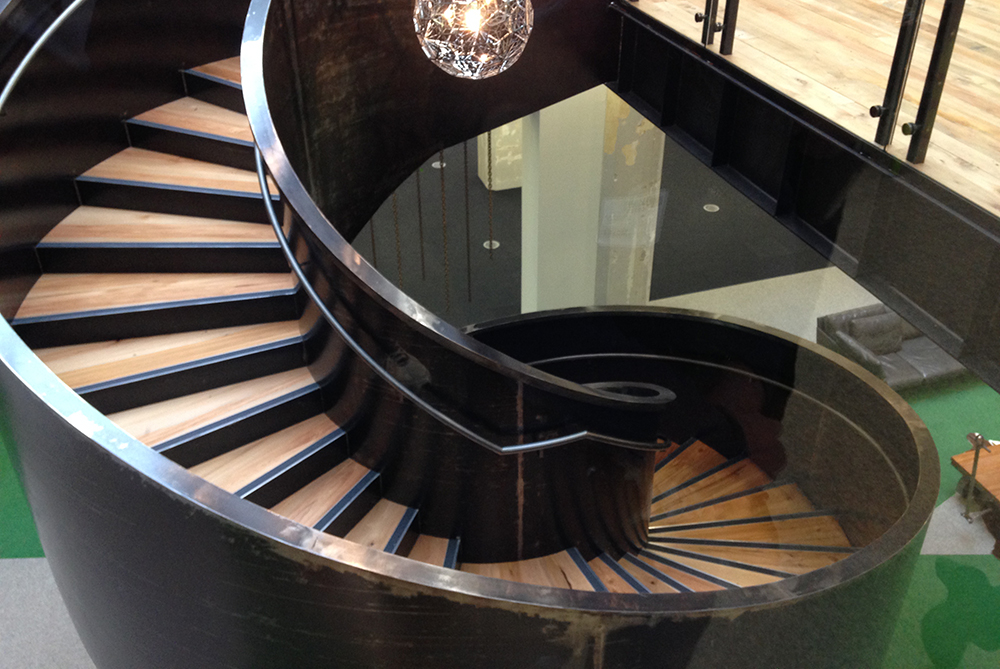 Carbon Steel Spiral Staircase Tile