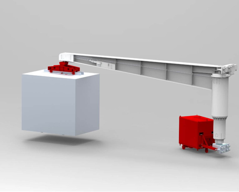 spensor extending rail tranformer crane drawing